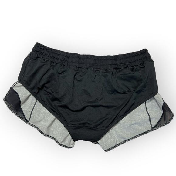 Lululemon Hotty Hot Short SIZE 10 Daisy Dust Alpine White Black Mesh Running - Picture 5 of 11